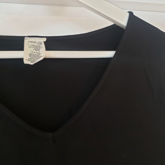 C'EST MOI - black bamboo bodysuit and tank top - ONE SIZE - Picture 8 of 15